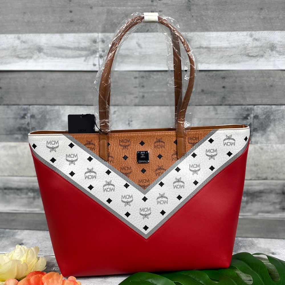 MCM M move viseto medium shopper bag tote - Picture 2 of 8